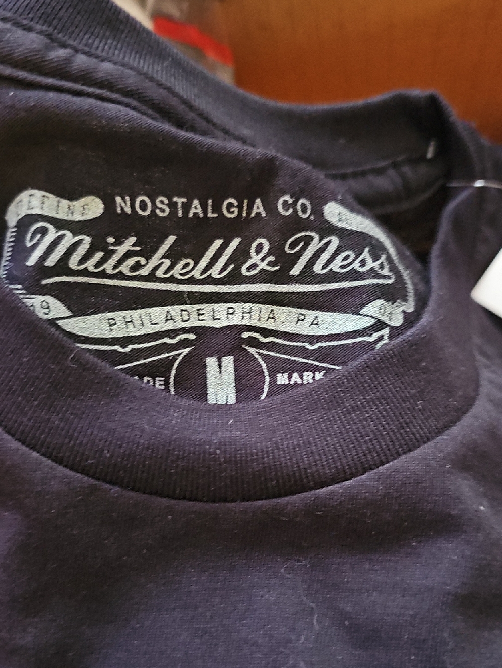 Mitchell & Ness Black Philadelphia Phillies Retro Graphic Tee Medium New - Picture 2 of 4